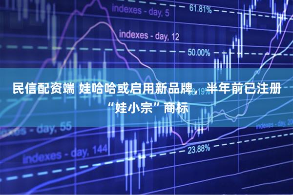 民信配资端 娃哈哈或启用新品牌，半年前已注册“娃小宗”商标